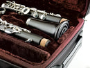 K&M 15228 Clarinet Stand, Black, Height 126 mm, Plastic Peg, Zinc Die-Cast Legs