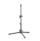 K&M 15239 Bass Trumpet/Flugelhorn Stand, Black, 2-Piece Folding Design, Height 480-700 mm, Steel
