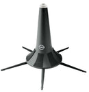 K&M 15240 Flugelhorn Stand, Black, Height 253 mm, Plastic Peg, Zinc Die-Cast Legs
