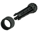 K&M 15262 Recorder Stand, Black, Height 145 mm, The Stand Fits in Almost Every Pocket When Folded, Plastic Peg with Steel Core, Zinc Die-Cast Legs