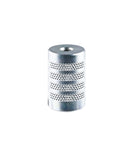 K&M 15282 Adapter for Instrument Pegs, Zinc Coated, With Knurled Surface