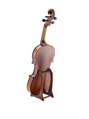 K&M 15550 Violin/Ukulele Display Stand, Red, Height 205 mm, For Small String Instruments, Such As Violins or Ukuleles, Folds Small, Plastic