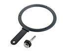 K&M 15915 Mute Holder Ring, Black, Mute Holder Ring (Ø 95 mm) Rubberized, Steel