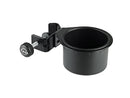 K&M 16024 Can Holder, Black, Plastic, Steel