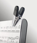 K&M 16055 Sheet Music Clips Fix´n Clip, 85 x 25 x 40 mm, With Magnetic Back, Attractive Display Packaging with 24 Units, Plastic