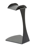 K&M 16075 Headphone Table Stand, Structured Black, 147 x 145 x 250 mm, Slip-Resistant by Rubber Pads, Steel