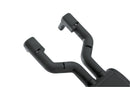 K&M 16240 Guitar Wall Mount, Black, 84 x 108 x 152 mm, Patented Flexible Hooking-In and Clamping System, Studs at Support Arms Provide Extra Protection, Plastic, Steel