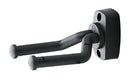 K&M 16280 Guitar Wall Mount, Black, 94 x 66 x 138 mm, Plastic, Steel