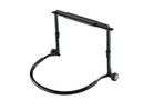 K&M 16416 Harmonica Holder, Black, User-Friendly Locking Screws, Molded Rubber Sections on the Support Arms, Steel
