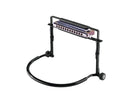 K&M 16416 Harmonica Holder, Black, User-Friendly Locking Screws, Molded Rubber Sections on the Support Arms, Steel