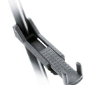 K&M 17550 Guitar Stand Memphis Travel, Black Anodized, Height 275 mm, Fits in Almost Every Gig Bag, Very Light, Aluminum