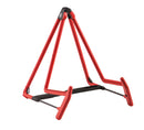 K&M 17580 A-Guitar Stand Heli 2, Red, Height 330 mm, Also for Headless Guitars, Cellos and French Horns, Easy to Transport and Store, Steel