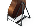 K&M 17580 A-Guitar Stand Heli 2, Cork, Height 330 mm, Also for Headless Guitars, Cellos and French Horns, Easy to Transport and Store, Steel
