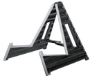 K&M 17591 A-Guitar Stand Wave 10, Black, Height 320 mm, Also for French Horns, Cellos, Banjos, Plastic