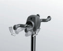 K&M 17620 Guitar Stand Double, Black, 2-Piece Folding Design, Height 800-1,300 mm, To Hook 2 Guitars, Steel
