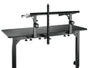 K&M 18803 Tabletop for Omega, Black, 1,100 x 450 x 155 mm, Max Load 30 kg, MDF