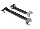 K&M 18806 Trolley for Keyboard Stands, Black, Height 74 mm, Max Load 80 kg, Locking Castors, Steel