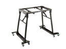 K&M 18806 Trolley for Keyboard Stands, Black, Height 74 mm, Max Load 80 kg, Locking Castors, Steel