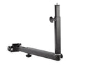 K&M 18807 Universal Holder, Black, Height 268-418 mm, Infinitely Variable in Height, Direction and Distance, Steel