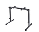 K&M 18820 Table-Style Keyboard Stand Omega Pro, Black, Keyboard Table, Spring-Loaded Clamping Knobs, Height 600-1,020 mm, Max Load 80 kg, Fully Collapsible