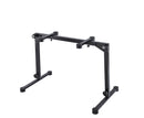 K&M 18820 Table-Style Keyboard Stand Omega Pro, Black, Keyboard Table, Spring-Loaded Clamping Knobs, Height 600-1,020 mm, Max Load 80 kg, Fully Collapsible