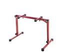 K&M 18820 Table-Style Keyboard Stand Omega Pro, Red, Keyboard Table, Spring-Loaded Clamping Knobs, Height 600-1,020 mm, Max Load 80 kg, Fully Collapsible