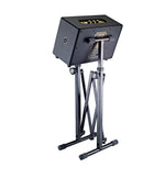 K&M 18826 Equipment Stand, Black, Keyboard Table, Height 595-1,015 mm, Max Load 50 kg, Suitable for Mixer, Monitor, Keyboard or Amplifier, Steel