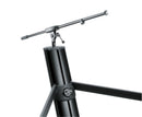 K&M 18860 Keyboard Stand Spider Pro, Black Anodized, Column Stand, Height 1,310 mm, Max Load 105 kg, With a 3/8" or 5/8" Threaded Connector for Microphone Boom, Cable Management, Aluminum
