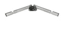 K&M 18865 Support Arm Set a, Anodized Aluminum, Max Load 35 kg, Telescopic