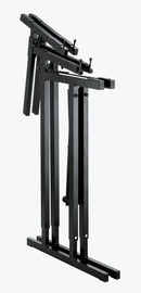 K&M 18880 Table-Style Keyboard Stand, Black, Keyboard Table, Height 630-960 mm, Max Load 50 kg, Aluminum