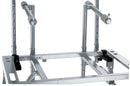 K&M 18954 Adapter, Black, 200 x 30 x 20 mm, Only Necessary, When Stacker 18952 Is Installed, Steel