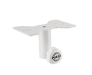 K&M 195/8 Mounting Adapter, Pure White, 175 x 110 x 104 mm, Max Load 50 kg, Steel