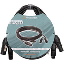 Accu-Cable SPD351, 3 Ft 5 Pin DMX and IP65 Link Cable