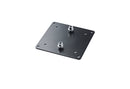 K&M 19615 Adapter Plate VESA MIS-D 75/100, Black, VESA MIS-D 75/100 mm, Steel