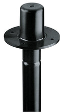 K&M 19654 Flange Adapter, Black, Plastic
