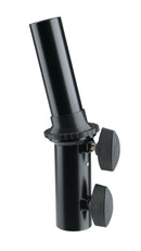 K&M 19670 Speaker Tilt Connector, Black, Height 230 mm, Max Load 25 kg, Secured by Locking Screws, With Setting Scale, Steel