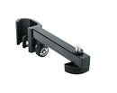 K&M 19715 Universal Clamping Holder, Black, Length 232 mm, Max Load 3 kg, To Be Attached to Tubes up to 30 mm Diameter, Steel