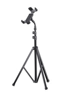 K&M 19759 Smartphone Stand, Black, 3-Piece Folding Design, Height 200 mm, Operating Elements Are Not Impaired in Their Function, Plastic, Steel