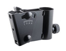K&M 19780 Inclinable Stand Adapter, Black, Height 80 mm, Max Load 15 kg, Tiltable, Steel