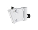 K&M 19780 Inclinable Stand Adapter, Pure White, Height 80 mm, Max Load 15 kg, Tiltable, Steel