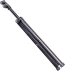 K&M 19786 Universal Stand, Black, 3-Piece Folding Design, Non-Scratching Locking Screws, Height 630-1450 mm, Folds Very Small, Steel