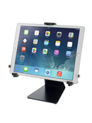 K&M 19792 Tablet PC Table Stand, Black, Height 128-232 mm, Max Load kg, Freely Rotates 90°, Plastic, Steel