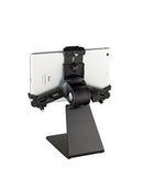 K&M 19797 Tablet PC Table Stand, Black, Height 102-189 mm, Max Load kg, Freely Rotates 90°, Plastic, Steel