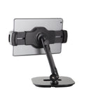 K&M 19800 Smartphone/Tablet PC Table Stand, Black, Rotates Freely 360°, Plastic, Steel