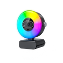 EMEET SmartCam S600L, 4K StreamCam with 1/2" CMOS Sensor, Built-In RGB Ring Light with Cold, Warm and Mixed Modes, 1080p 60fps, 0.2s PDAF Autofocus and Built-In Privacy Cover