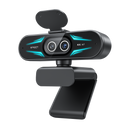EMEET SmartCam C60E 4K Dual, Wide-Angle and Telephoto Dual-Lens 4K Webcam with 11x Hybrid Zoom, PDAF Autofocus, 3-Color RGB Ring Light and Multi-Function Remote Control for Streaming and Meetings