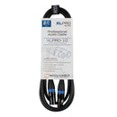 Accu-Cable XLPRO-10, 10 Ft Pro XLR Male to XLR Female Cable