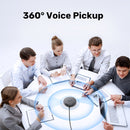 EMEET OfficeCore M1A, Zoom Certified USB Speakerphone with 2 AI Omni-Directional Mics, 360 Degree Voice Pickup, Noise Reduction and Echo Cancellation, 3W Speaker and Full Duplex for 5 to 8 People