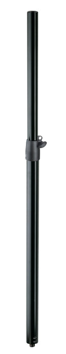 K&M 21351 Distance Rod, Black, 2-Piece Folding Design, Locking Screw and Safety Hook, Height 849-1,377 mm, Max Load 35 kg, For Precise and Vertical Fit, Steel
