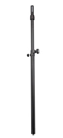 K&M 21368 Distance Rod Ring Lock, Black, 2-Piece Folding Design, Spring-Loaded Bolt and Locking Screw, Height 1,100-1,800 mm, Max Load 35 kg, Patented Expanding Mandrel System Ring Lock